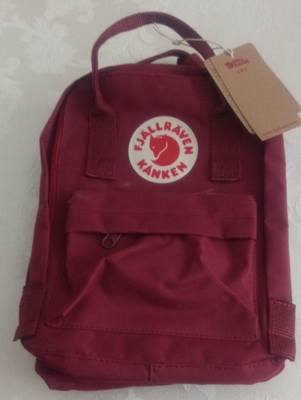 Fjallraven Kรฅnken Mini Backpack โ Wine Red